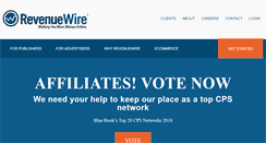 Desktop Screenshot of affiliatewire.com